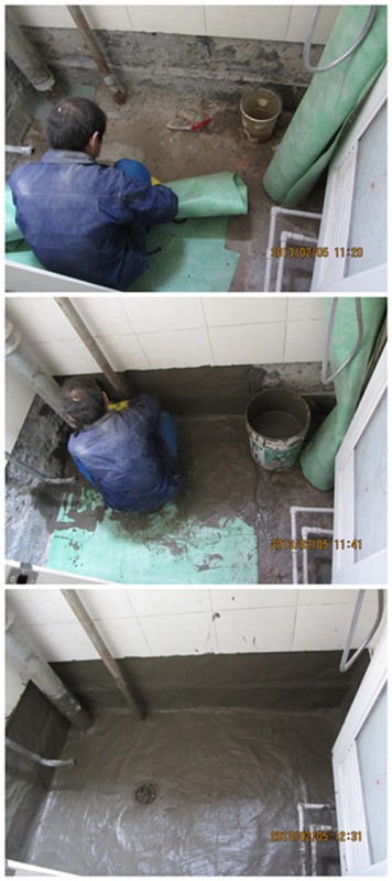 衛(wèi)生間防水施工過(guò)程